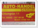 Werbeschild Werbeschild